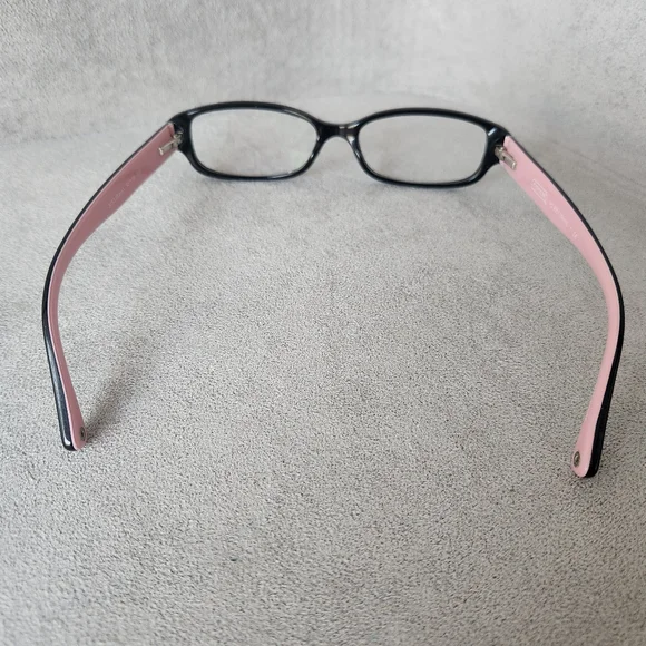 Coach eyeglasses frame women's black Emily slim rectangle optical HC 6001 logo